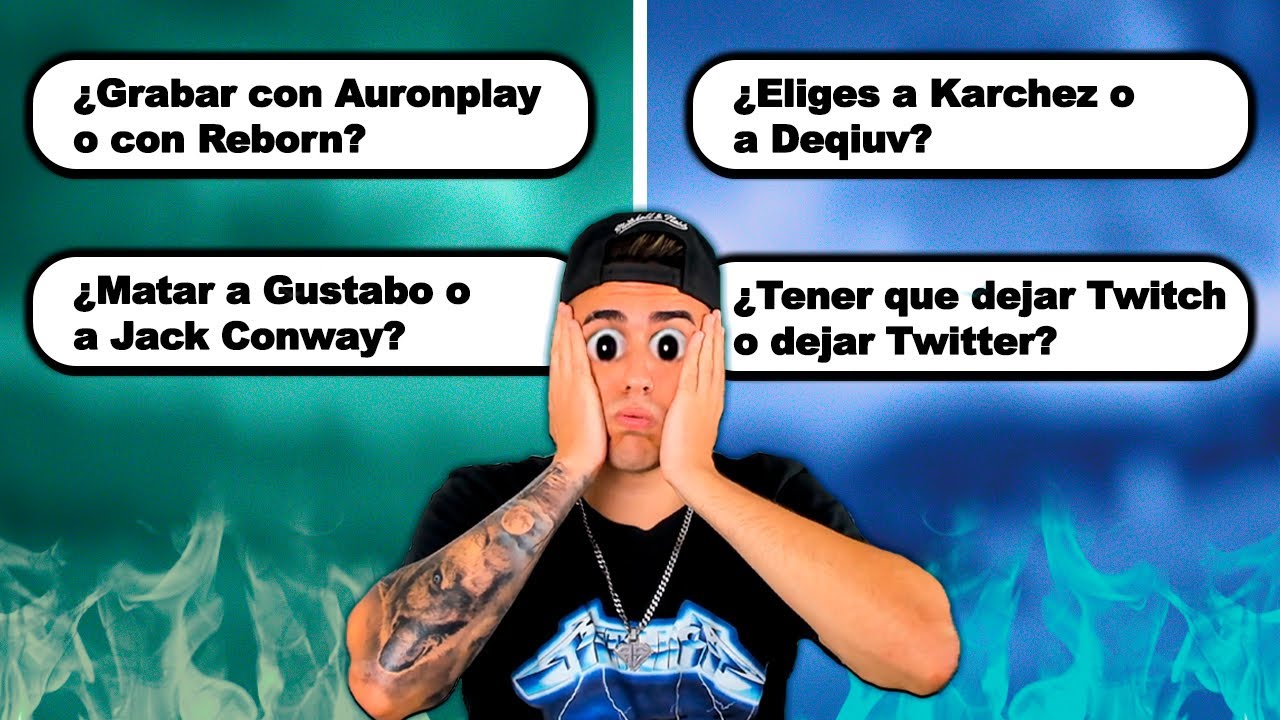 PREGUNTAS IMPOSIBLES 😱 ¿Grabar con Auronplay o con Reborn? ¿Karchez o Deqiuv?
