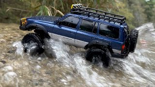 TOYOTA Land Cruiser 80(FMS 1:18 FCX18 LC80 RTR) : Valley Adventure & Unboxing
