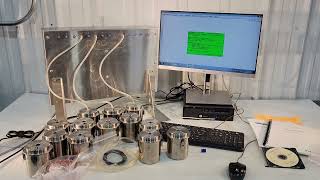 National Manufacturing Risograph Yeast Solution Absorbance Meter Photometer Power On And Test