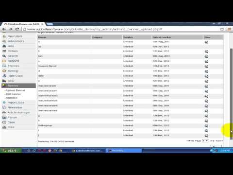 Banner Manager - Upload Banner