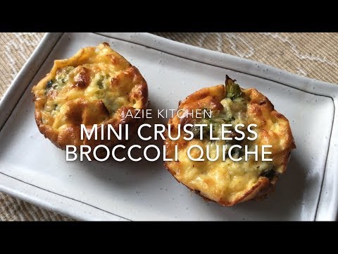 Mini Crustless Broccoli Quiche Kelas Live