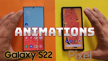Samsung One UI 5 Beta 3 vs Pixel 6 Android 13 - Animations