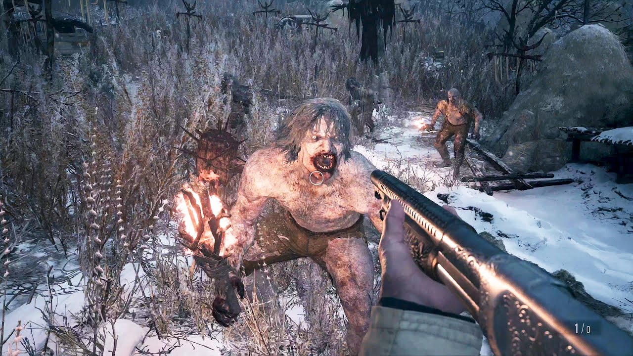 Resident Evil 8 Village: Village Demo - Gameplay of All Weapons (PS5, RT, 4K)