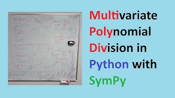 What is the SymPy function for multivariate polynomial division?