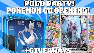 LIVE! PO-GO PARTY! Opening Pokemon GO packs! Are they better than we initialy thought??+ GIVEAWAYS