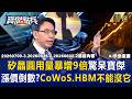 【精選】矽晶圓用量「暴增9倍」驚呆寶傑？先進封裝CoWoS＋HBM「不能沒它」下半年漲價倒數？！ 《寶傑點兵》 劉寶傑