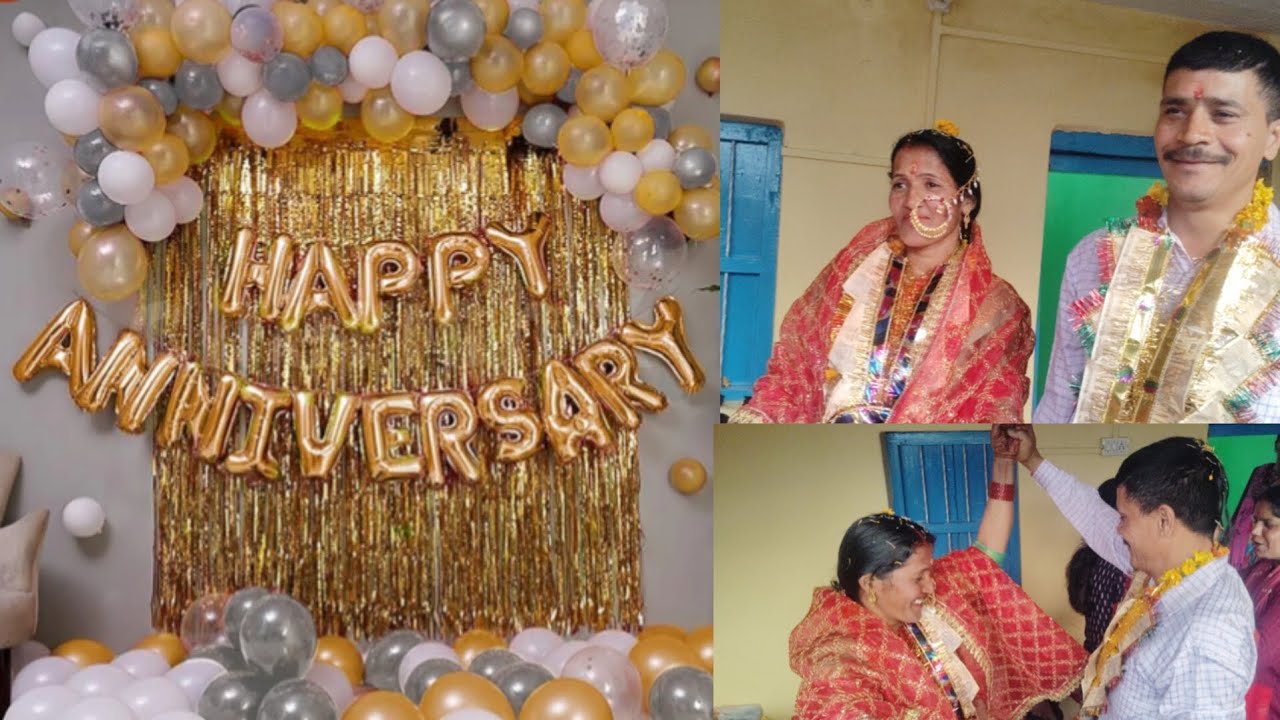 माँ पापाजी की 25 वीं सालगिरह (silver wedding anniversary) पर करवाएं घर पर कीर्तन..#phadivibes 😊❤️