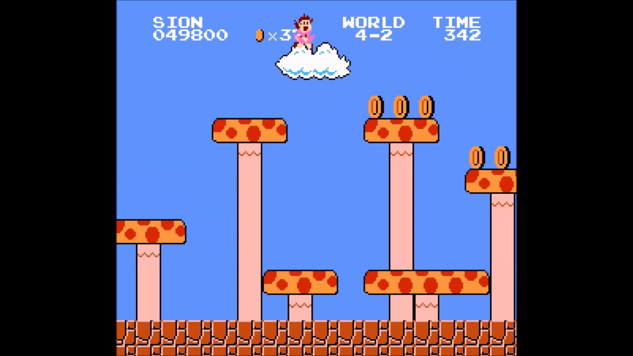 Playing as Pauline in Super Mario Bros. (NES) - YouTube