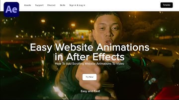 EASY Website Animations in After Effects | How To Add A Scrolling Website Showcase To Video