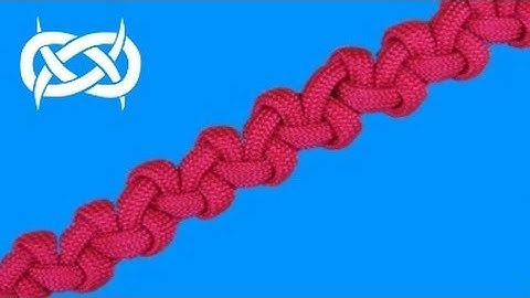 How to make a Zig Zag Sinnet Paracord Bracelet