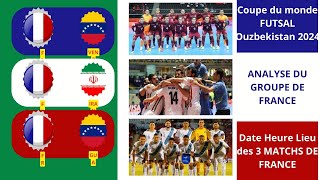 CDM FUTSAL 2024: la novicité de la FRANCE face à des experiences solides