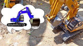 Construction Vehicles Car Toy for Kids | Forklift, Excavator, Dump Truck