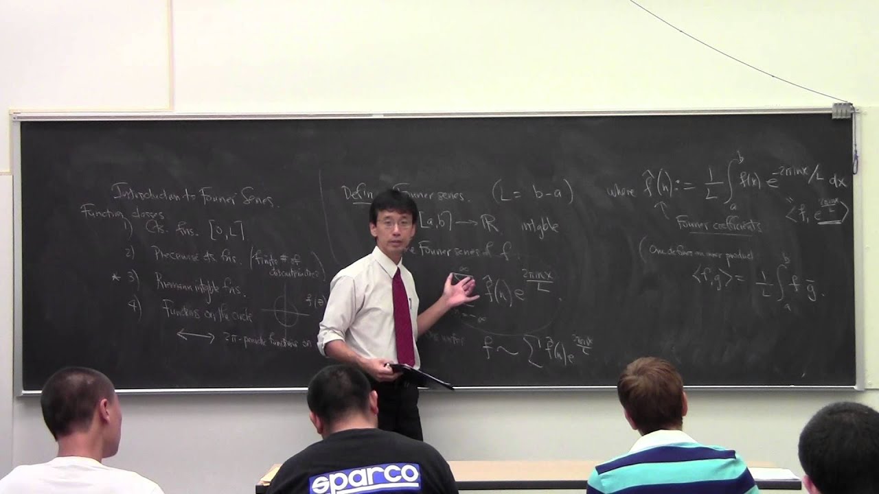 Math 139 Fourier Analysis Lecture 03: Introduction to Fourier Series ...