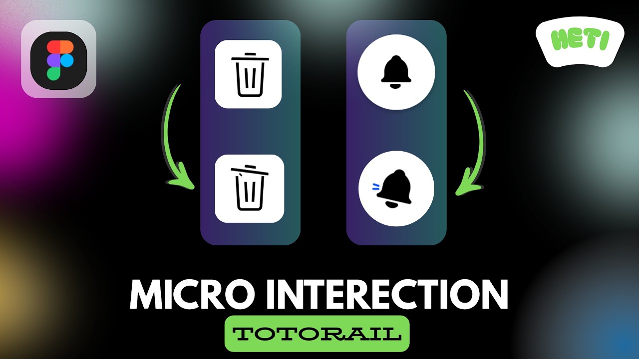 MICRO INTERECTION IN FIGMA 🔥 | UI Animation Tutorial for Beginners ...