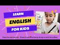 Learn english for kids learnenglish learningenglish vocabularywords vocabulary