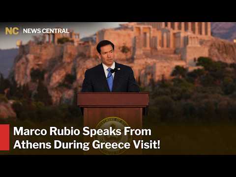 U.S. Secretary of State Marco Rubio Delivers Speech in Athens During Greece Visit | AC1Z