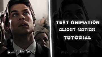 Word by Word Text Animation Alight motion tutorial + Preset 💜 @ShaPresets
