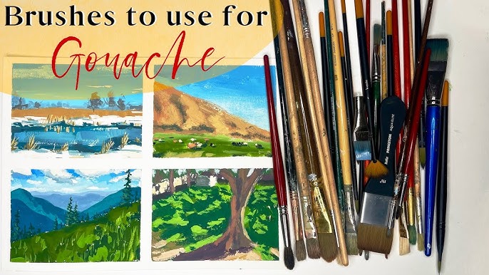 Favorite Brushes - Original Gouache Painting – Heather's Fine Art