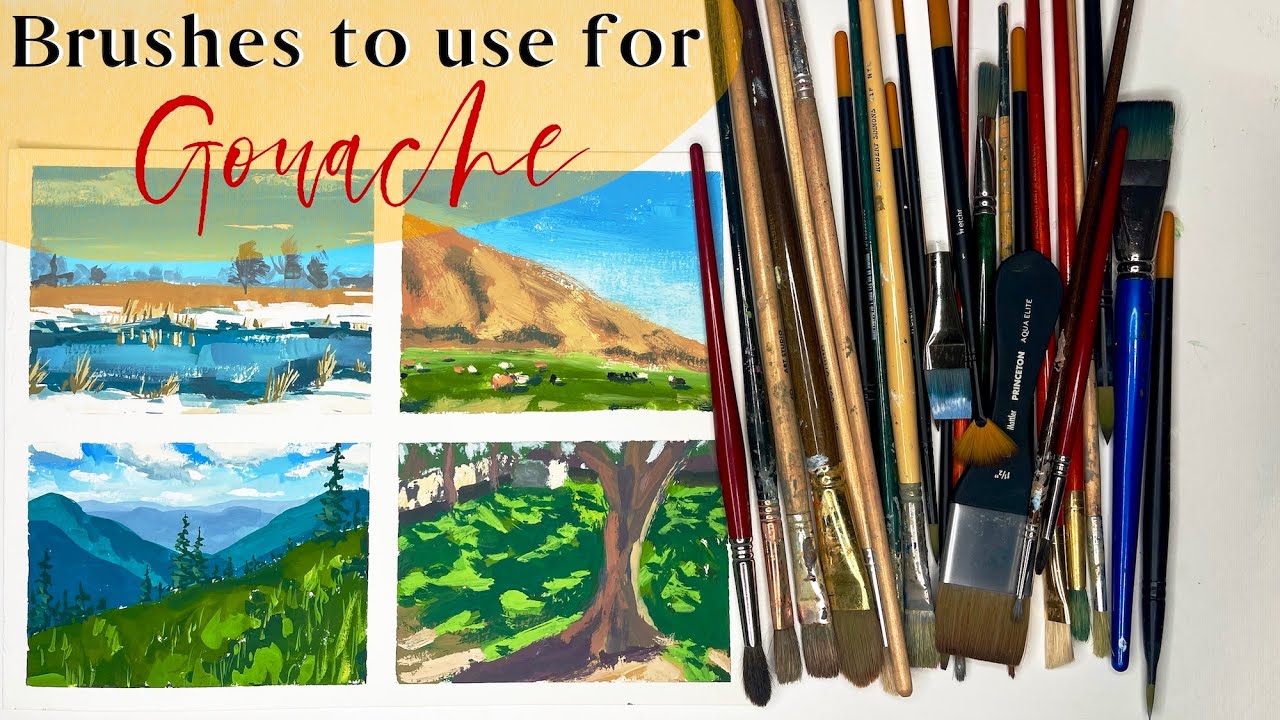 Sketchbook Techniques for Gouache - How To Get Started With Gouache Paint 