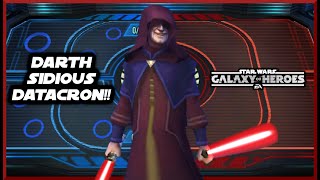 Darth Sidious Datacron vs Darth Malgus!!  #swgoh