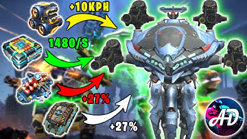 The Fastest TITAN! NODENS With NEW MAX TITAN Module ACCELERATOR 66 KPH! - War Robots Mk2 Gameplay WR