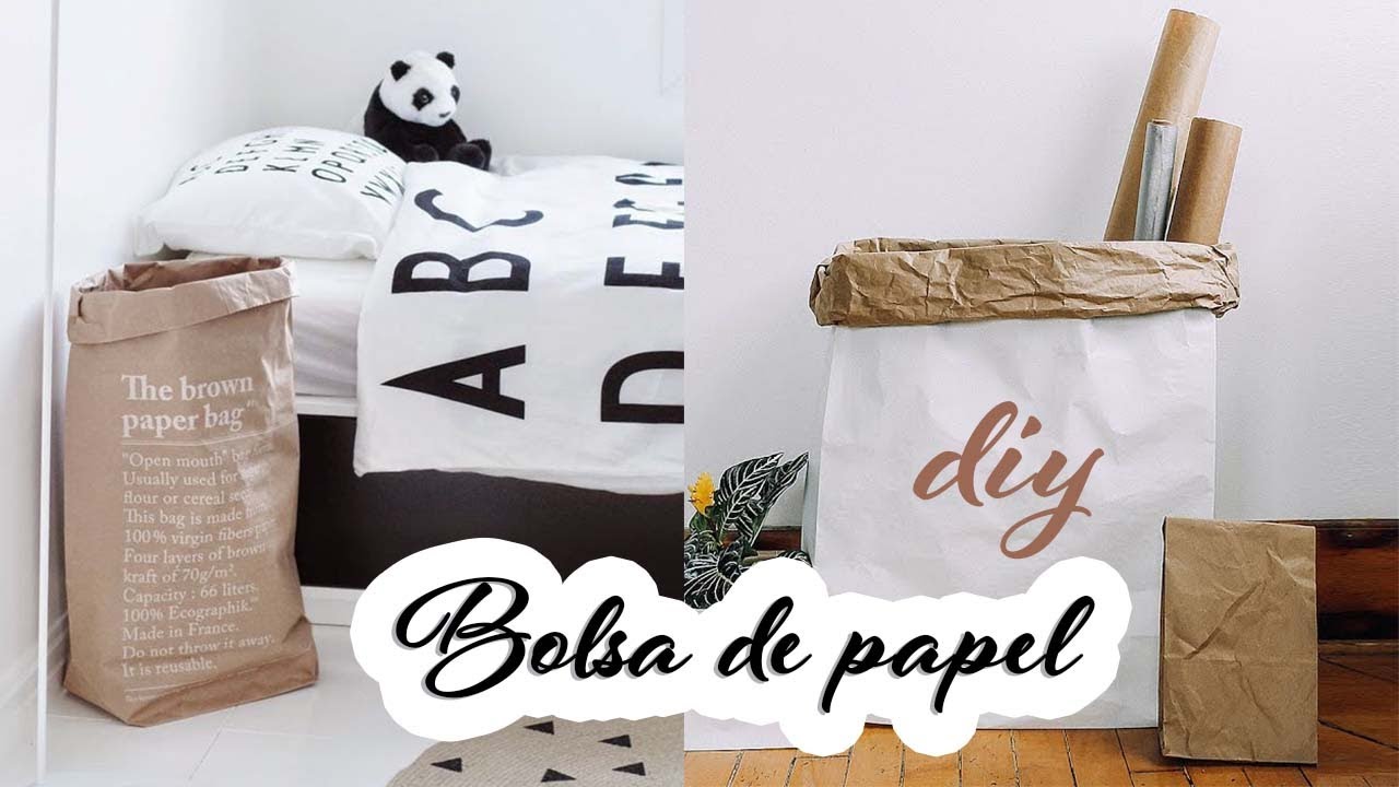 brown paper bolsa diy