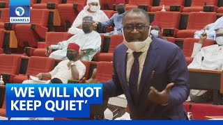 Full Video: Smart Adeyemi Weeps On Senate Floor