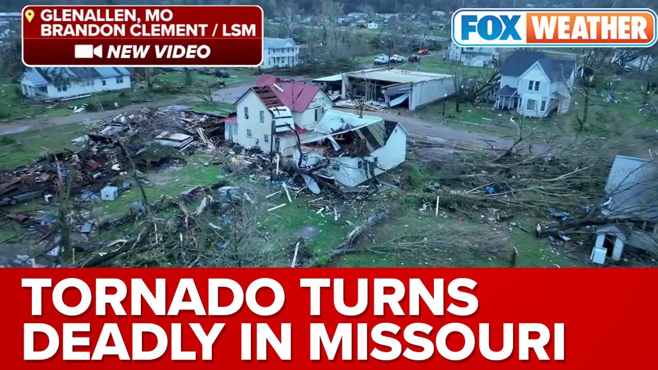 Drone Video Shows Extensive Damage Deadly Tornado Did To Glenallen, MO ...