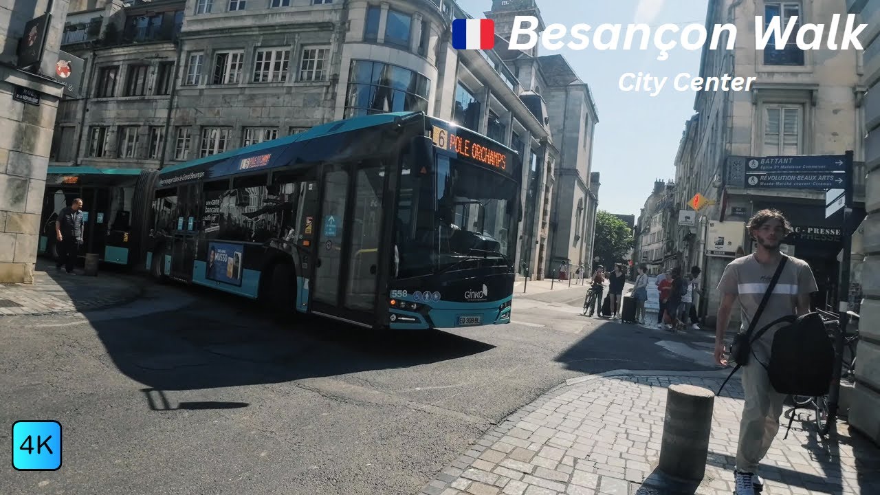 Besançon-France Walk / City center