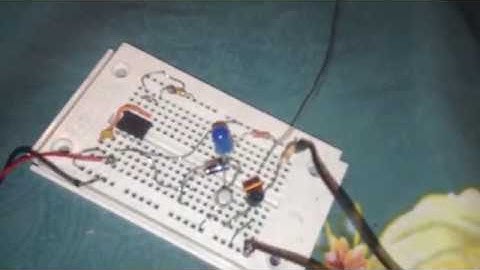 j310 jfet and 555 amazing static Electricity Detector