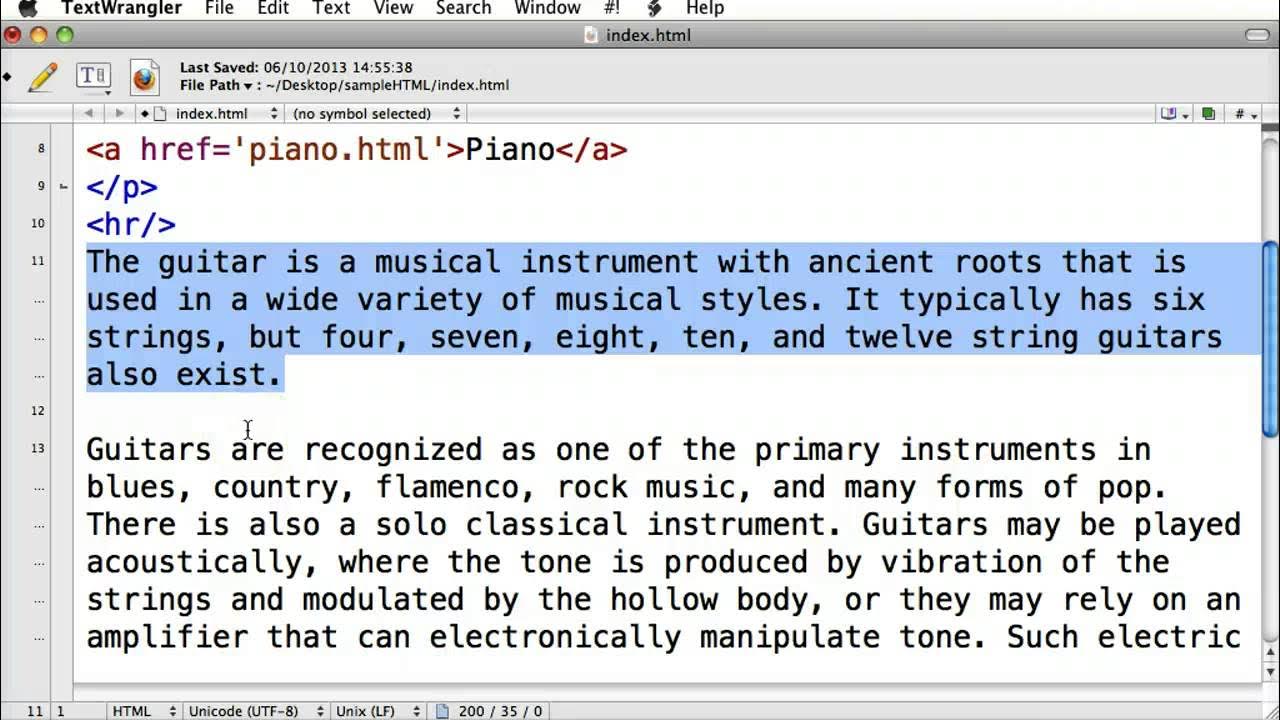 Learn HTML 10 - Creating a 4 page website - YouTube