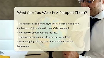 What Can You Wear In A Passport Photo? - CountyOffice.org