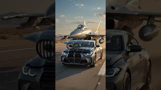 BMW Car Transformed into Fighter Jet! 🏎️✈️ | Epic AI Action Edit