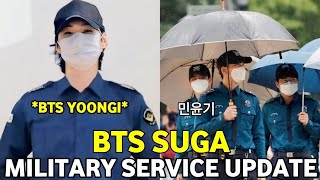 Bts Suga First Public Appearance After His Enlistment Suga Military Update Bts Military Enlistment