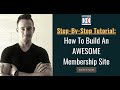 ➡️ How To Build a Membership Site In Clickfunnels ✅ Full Step-By-Step Tutorial