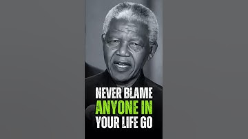 NEVER BLAME ANYONE IN YOUR LIFE GO #motivation #inspiration #love #mindset #quotes #religion #nelson