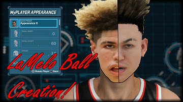 NBA2K18 BEST LAMELO BALL CREATION ON YOUTUBE! APPEARANCE, JUMPSHOT, DRIBBLE MOVES!