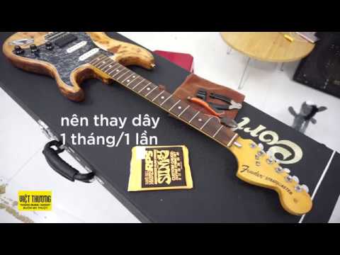 Video: Cách Thay Dây đàn Guitar điện