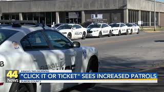 Evansville Police Beefing Up Seat Belt Patrols With 'Click It or Ticket' Campaign