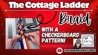 cottage ladder BRAID with checkerboard pattern @thesoutherncottage #homecomingbraid #texashomecoming