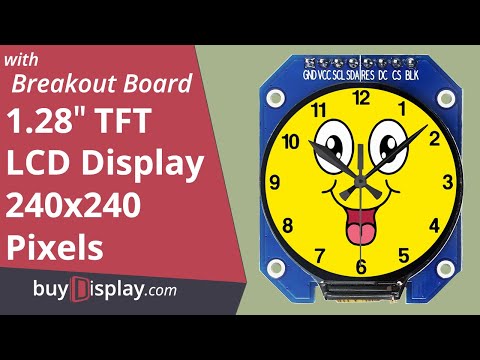 1.28 inch TFT IPS LCD Display Module 240x240 SPI for Arduino Raspberry Pi