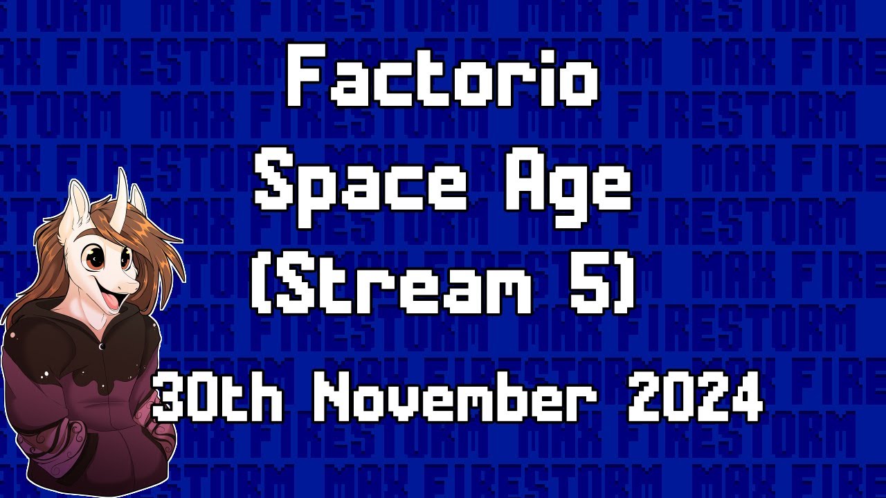 Factorio: Space Age (Stream 5) - 30th November 2024 - YouTube