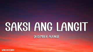 December Avenue  Saksi Ang Langit  S