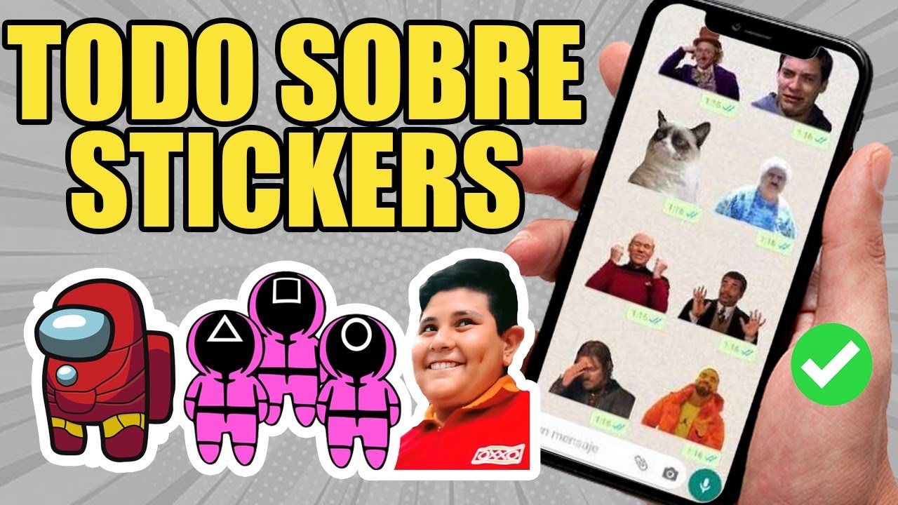 Como crear y TENER LOS MEJORES STICKERS para WhatsApp Mas de 1 Millon