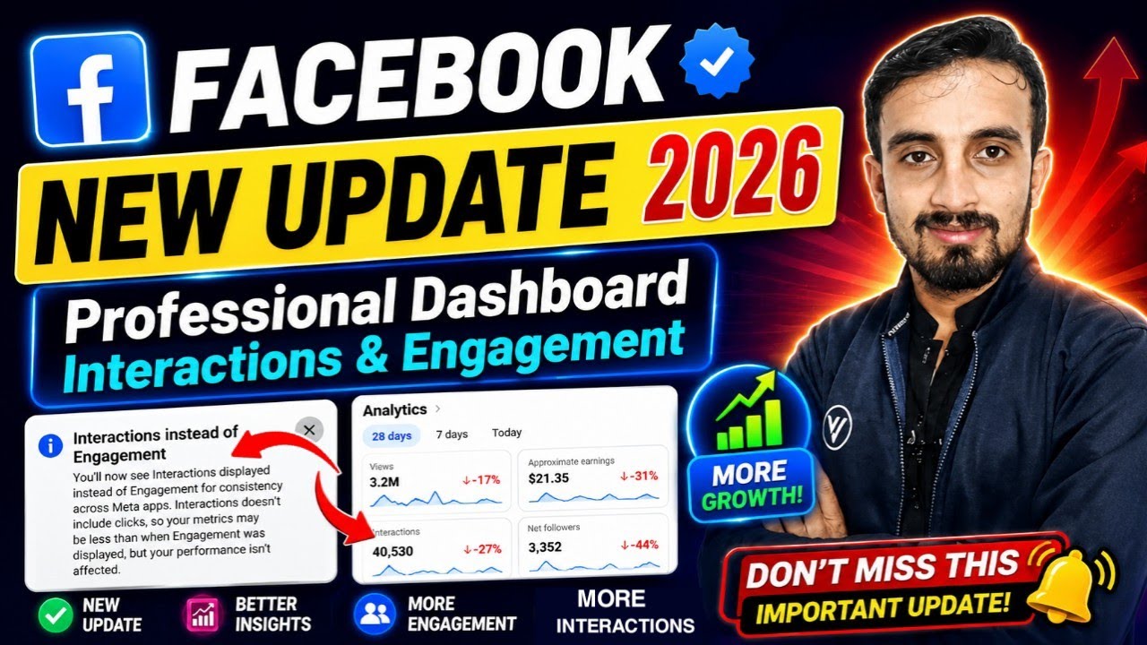 Facebook New Update - Interactions Instead of Engagement - Professional ...