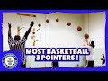 Most basketball three pointers in one minute  guinness world records