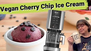 Vegan Cherry Chocolate Chip Ice Cream: A Healthy Ninja Creami Recipe