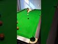 keep your head still little champ . no jerk of arm . keep still after shot .# snooker