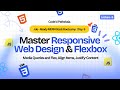 CSS Flexbox &amp; Responsive Design Tutorial 2025 🔥 | Modern CSS Layouts for Beginners (Live)