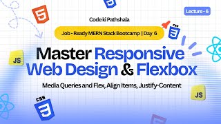 CSS Flexbox & Responsive Design Tutorial 2025 🔥 | Modern CSS Layouts for Beginners (Live)